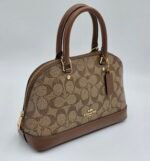 Coach mini satchel canvas bag